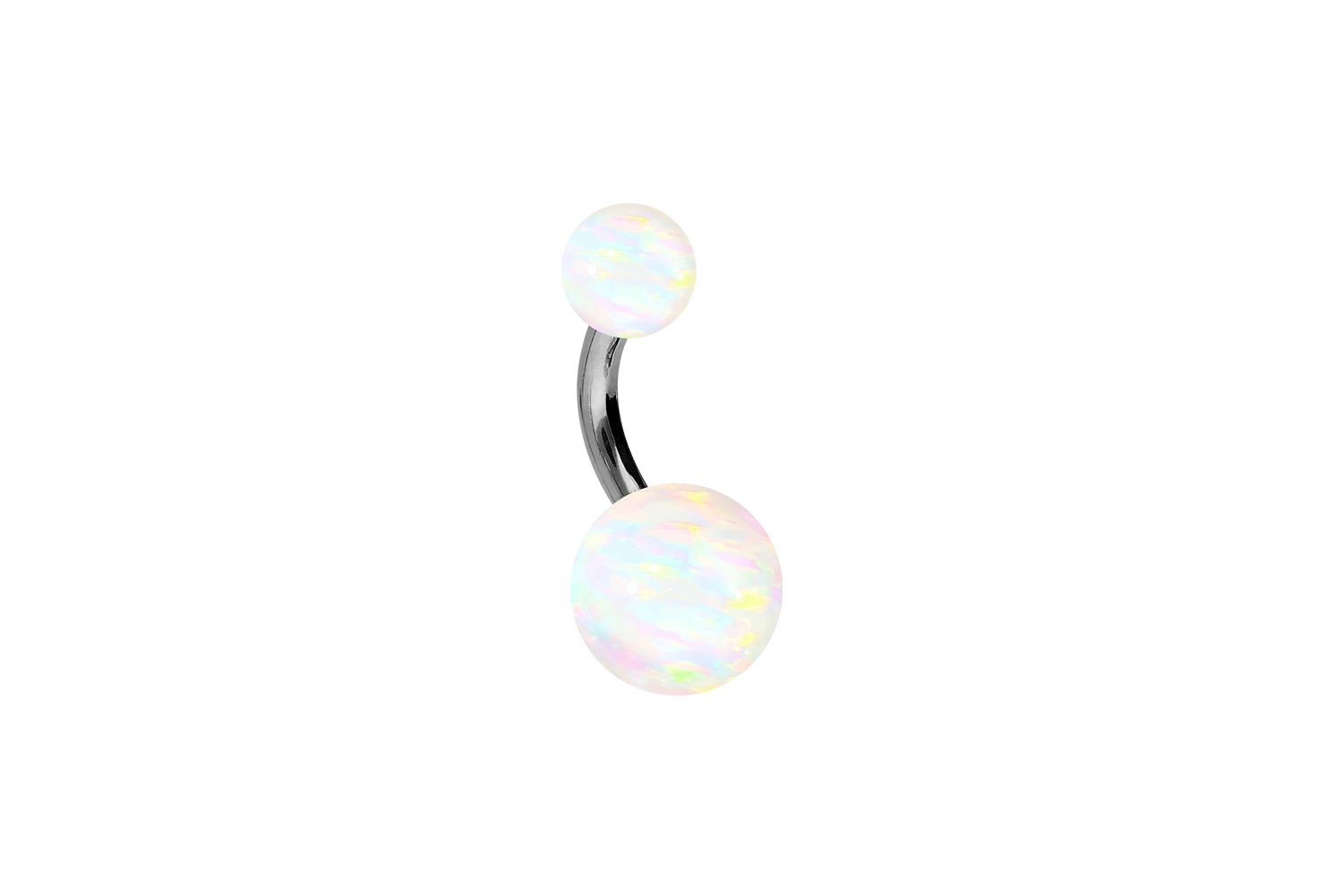 Titan Bananabell Piercing SYNTHETISCHE OPALE